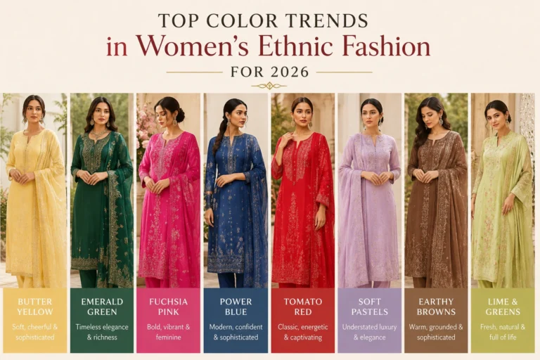 Top Color Trends in Women's Ethnic Fashion for 2026